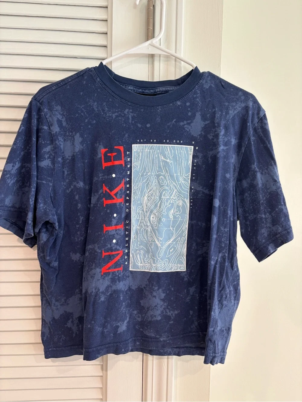 Nike Blue Graphic Crewneck Tee